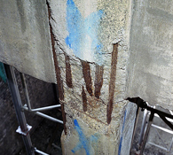Reinforcing Steel Damaged by Chloride Corrosion NCC